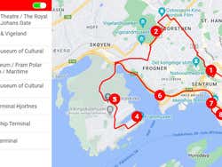 Arrêts du bus touristiques Oslo